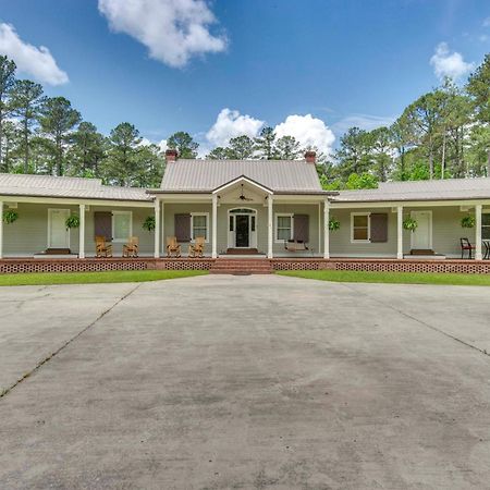 Private Walterboro Estate With Deck And Fire Pit! Villa Luaran gambar