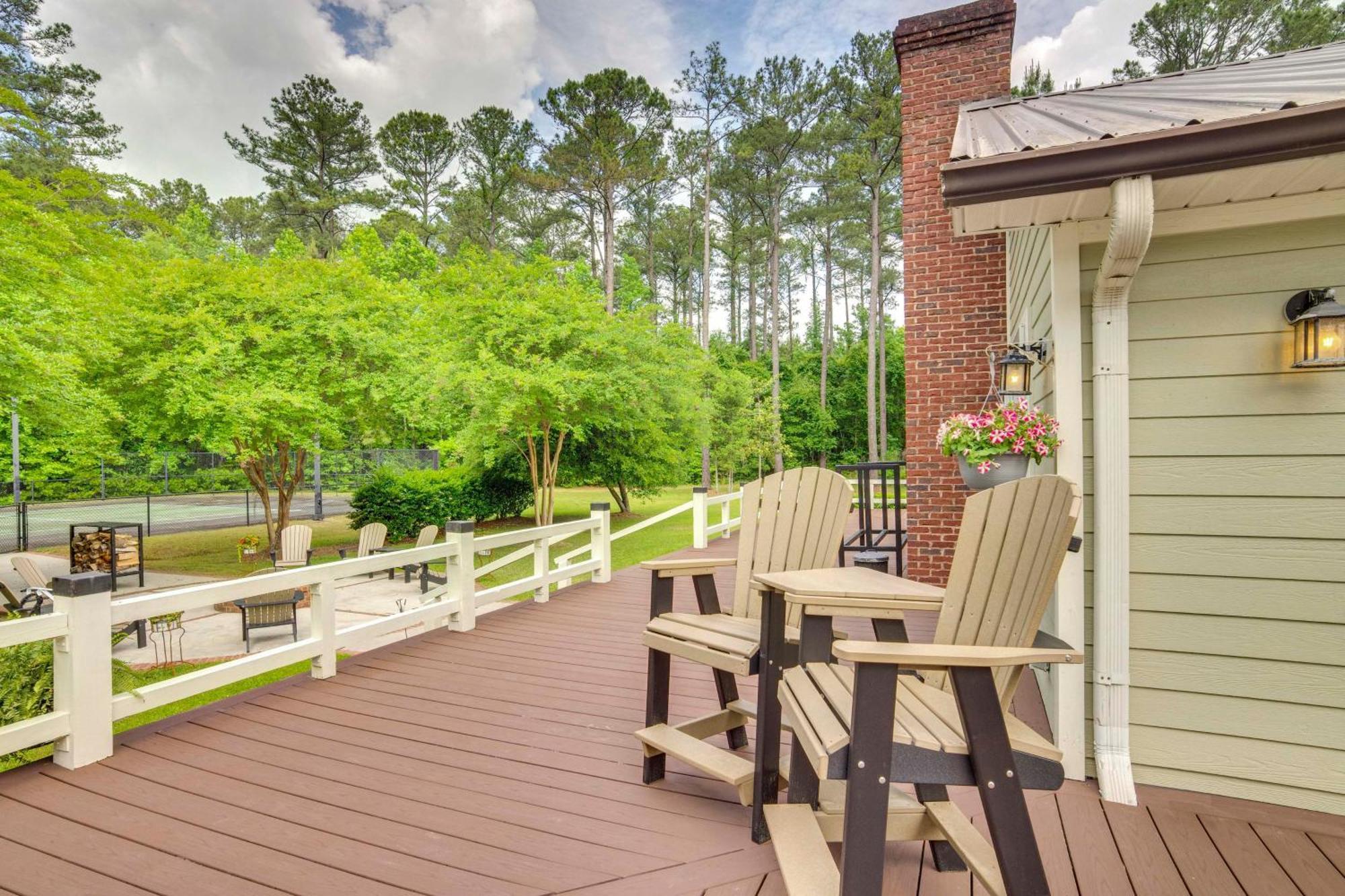 Private Walterboro Estate With Deck And Fire Pit! Villa Luaran gambar