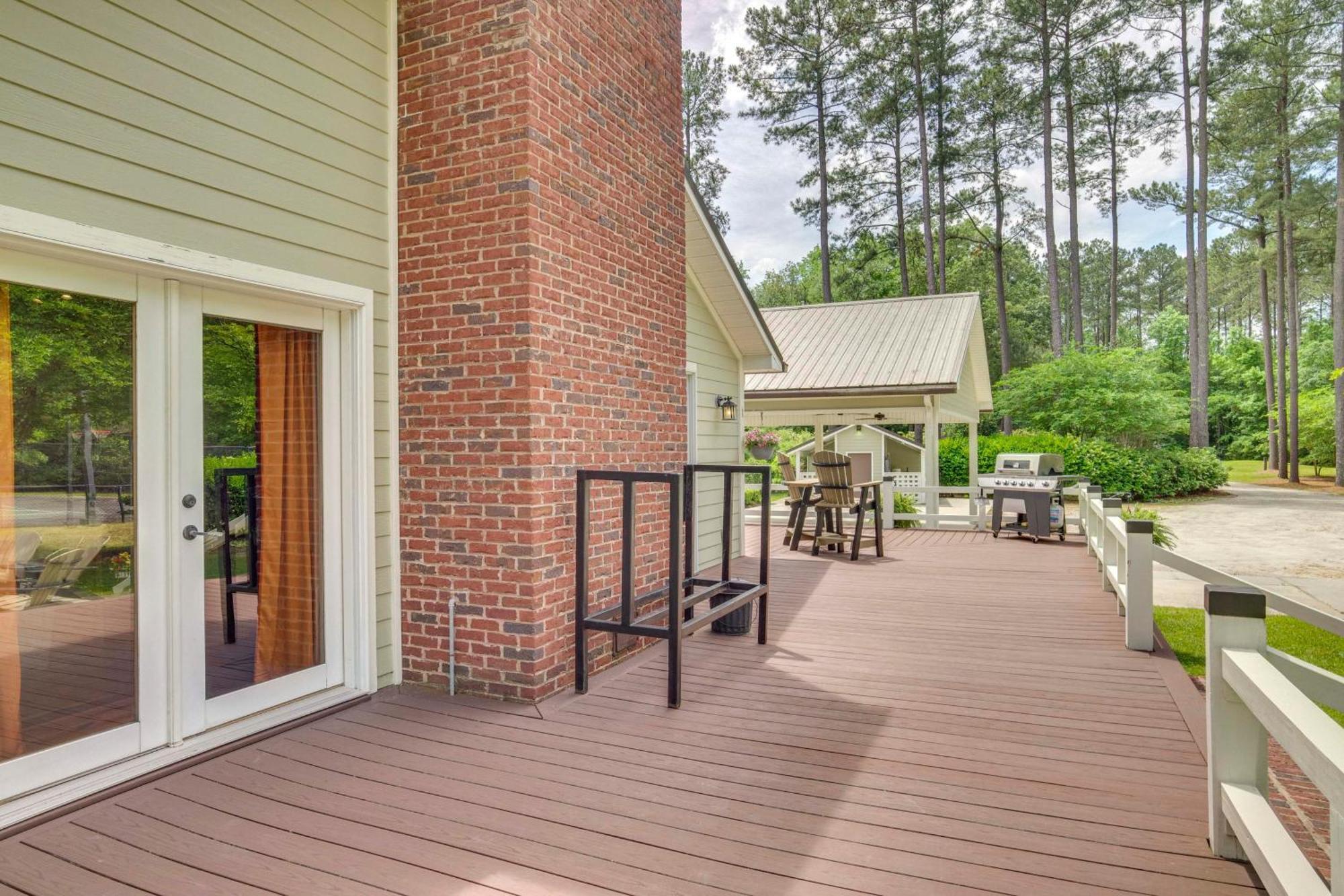 Private Walterboro Estate With Deck And Fire Pit! Villa Luaran gambar