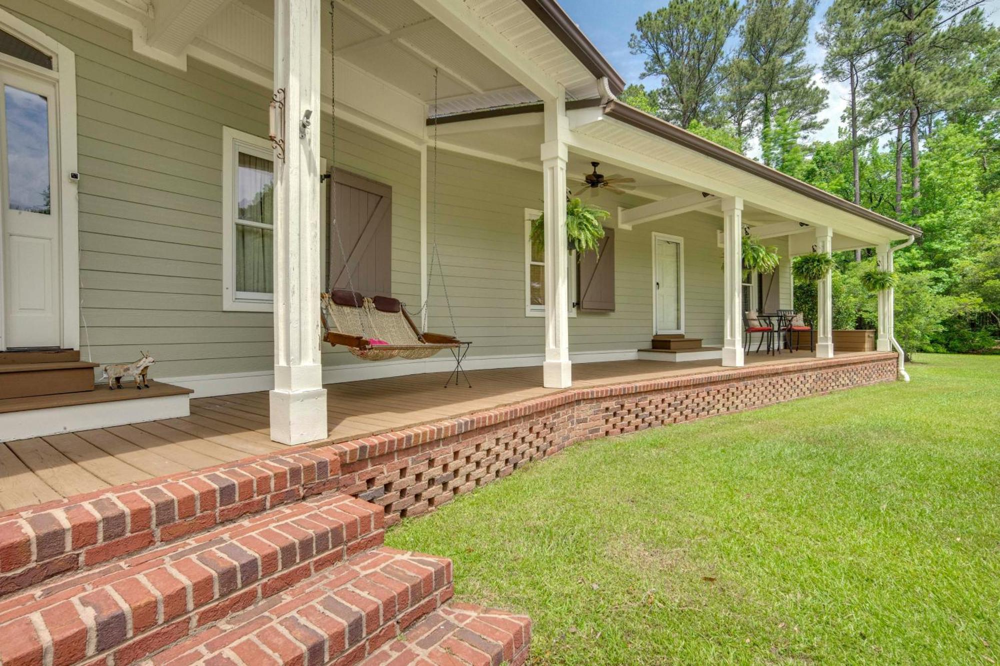 Private Walterboro Estate With Deck And Fire Pit! Villa Luaran gambar